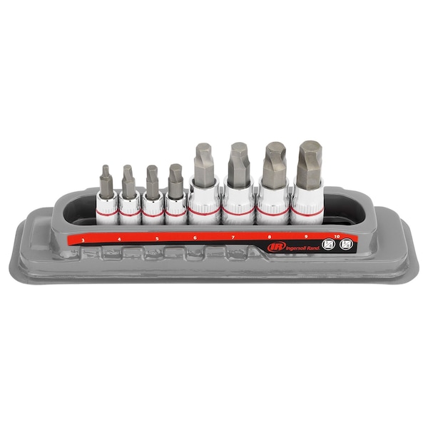8 Piece Tech Solutions Metric Bit Socket Set